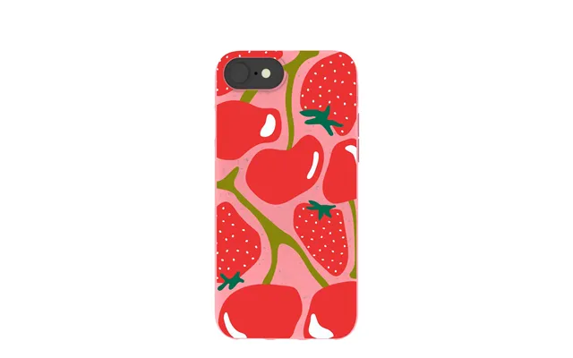 Bubblegum Pink Cherry Berry Iphone 6 6s 7 8 Se Case