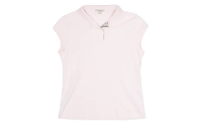 Burberry Womens Polo Shirt Pink L