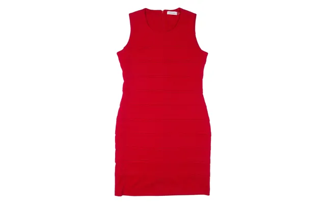 Calvin Klein Womens Pencil Dress Red Sleeveless Knee Length M