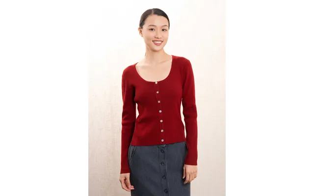Cardigan Chm-24011 Ainoa Bordeaux Color Bordeaux Size M