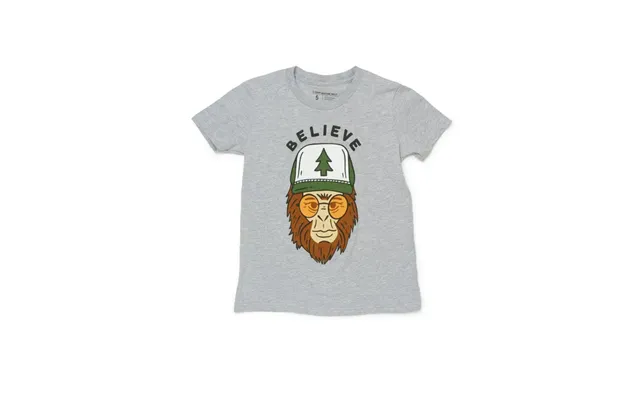 Clyde The Sasquatch Youth Tee Heather Gray Size S product image