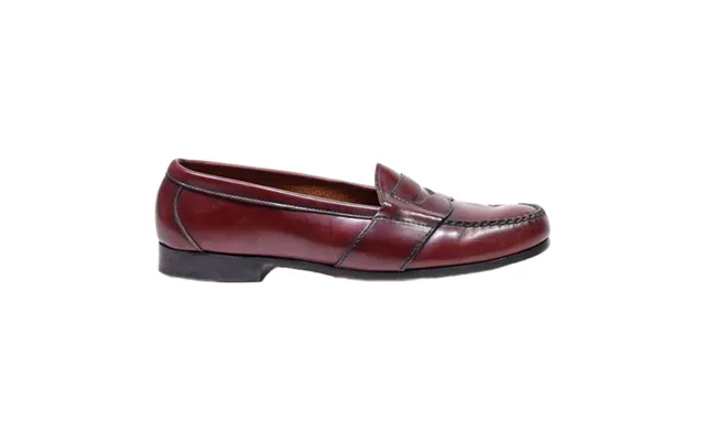 Cole Haan Loafer Shoes Maroon Leather Mens Uk 6.5