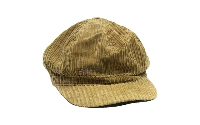 Esprit Womens Beret Beige Corduroy S