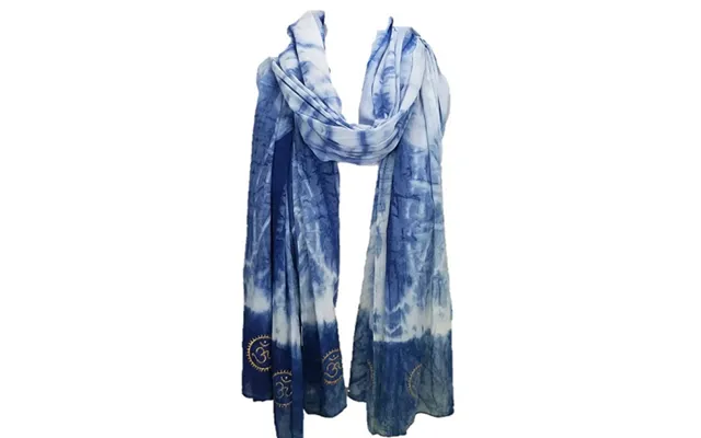 Eternity Indigo Cotton Scarf