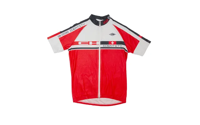 Identity Cycling Full Zip Mens Jersey Red M