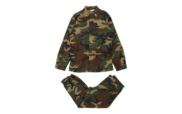Italian Army Unbranded Camo Full Suit - Large Camo Cotton
