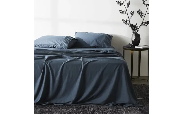 Linen Bamboo Sheet Set Color Stone Size Queen