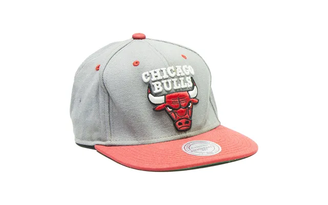 Mitchell & Ness Chicago Bulls Mens Snapback Cap Grey Wool M