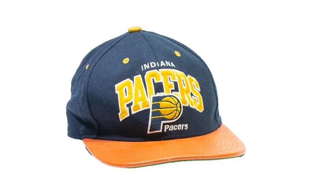Mitchell & Ness Indiana Pacers Mens Snapback Cap Blue Wool L