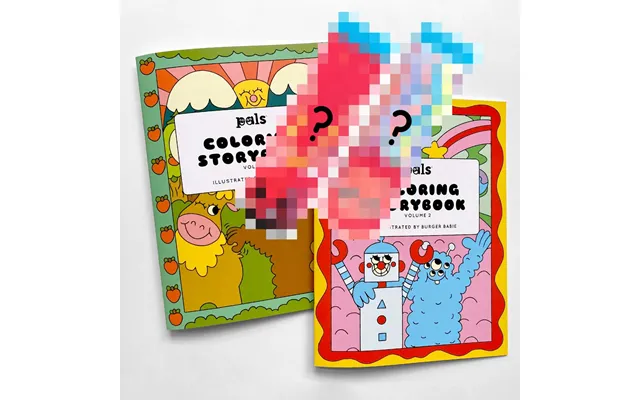 Mystery Socks Coloring Books Bundle Bundle Adult Large Vol 1 & 2