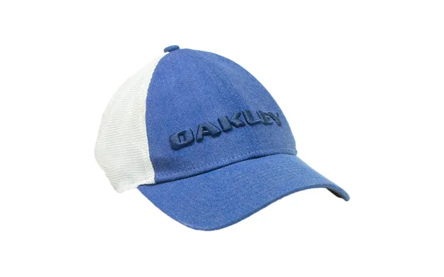 New Era Oakley Mens Baseball Cap Blue Wool Colourblock M