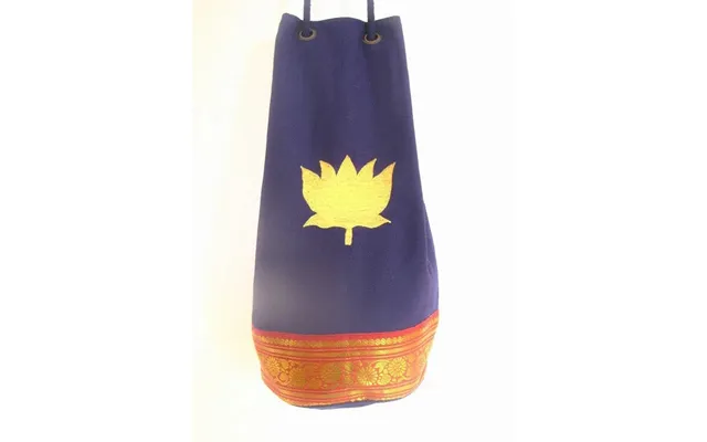 Omsutra Kids Lotus Yoga Mat Bag Color Burgundy With Black Lotus