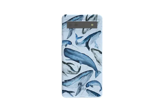Powder Blue Whales Google Pixel 6a Case