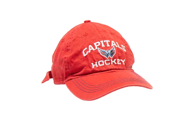 Reebok Nhl Capitals Hockey Mens Baseball Cap Red One Size