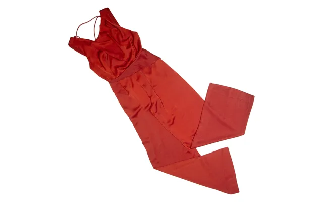 Reiss Benita Womens Jumpsuit Red Wide-leg Uk 8