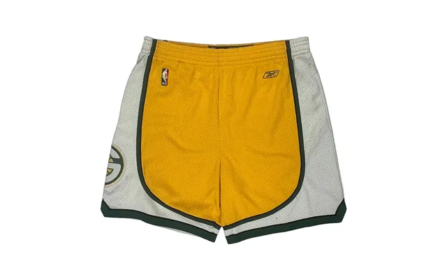 Seattle Supersonics Reebok Nba Sport Shorts - Large Green Polyester