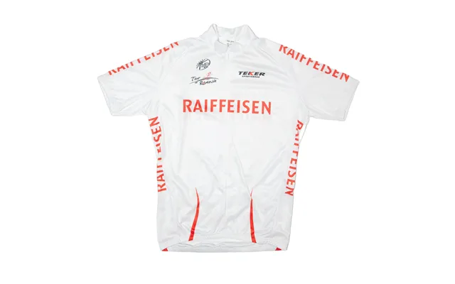 Teker Cycling Full Zip Mens Jersey White M