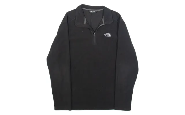 The North Face Mens Fleece Black 1 4 Zip Tight Knit M