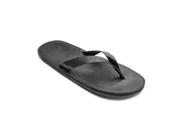 The Novio Men's Leather Flip Flop Color Caramel Size 10