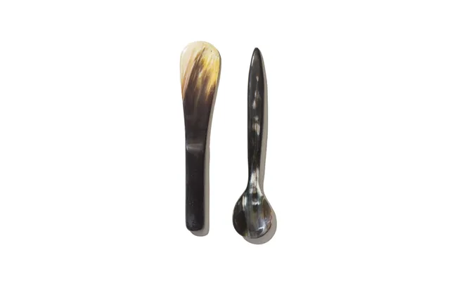 Upcycled Horn Breakfast Utensil Set
