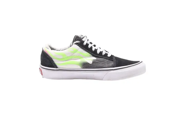 Vans Low Top Trainers Black Synthetic Boys Uk 4.5
