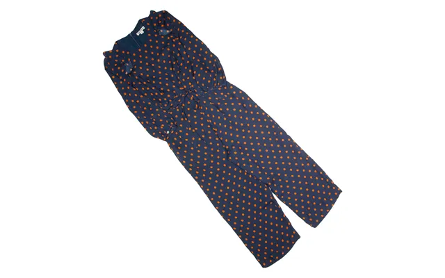 Whistles Womens Jumpsuit Blue Polka Dot Wide-leg Uk 6