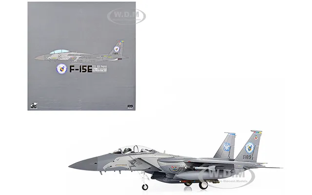 F-15e U.s. Air Force Strike Eagle Fighter Aircraft 4th Fighter Wing 2017 75th Anniversary With Display Stand Limited Edi product image