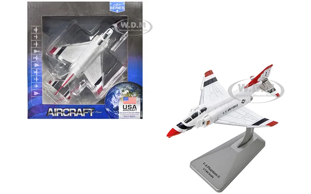 Mcdonnell Douglas F-4 Phantom Aircraft No. 1 Thunderbirds United States Air Force Collector Series 1 144 Diecast Model B