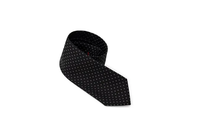 7 Cm Tie In Regimental Silk Jil Sander