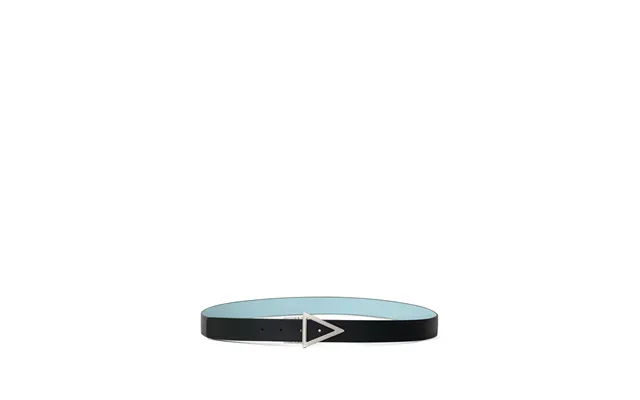 Double Face Blue Green Leather Belt Bottega Veneta