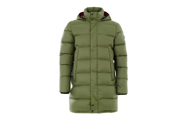 Down Jacket Upholstered In Green Moose Knuckles