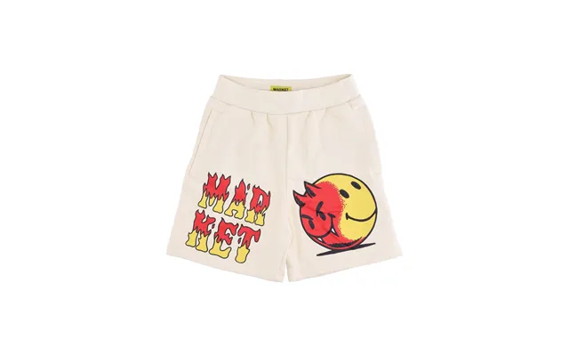 Good And Evil Sweatshorts X Smiley Cream Men's Short Tracksuit Pants