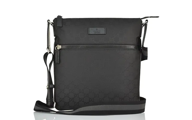 Gucci Men's Black Messenger Bag Gg Canvas Fabric Mod. 449184 G1xhn 8615