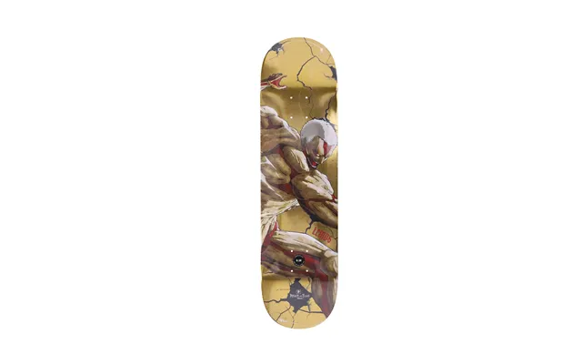 Lemos Harden Deck X Attack On Titan Wheat Multi Men's Skateboard Deck