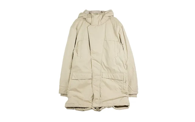 Long Men's Jacket Cotton Peached Canvas Parka