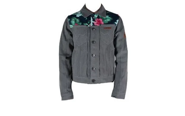 Men's Jeans Jacket Two Angle Jacket Denim Yaket Grey Ibiscus