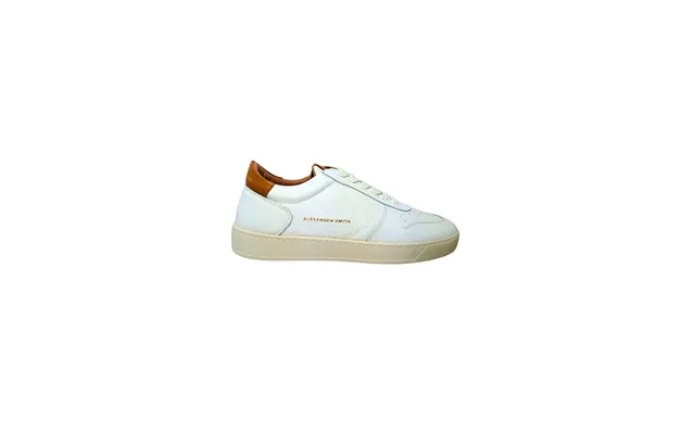 Men's Shoes Alexander Smith Sneakers Cambridge Man-white Cognac
