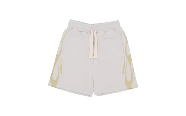 Men's Short Tracksuit Pants Flames Shorts Lunar Rock Off White