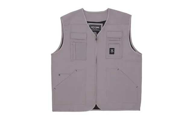 Men's Sleeveless Retrofuture Vest Grey