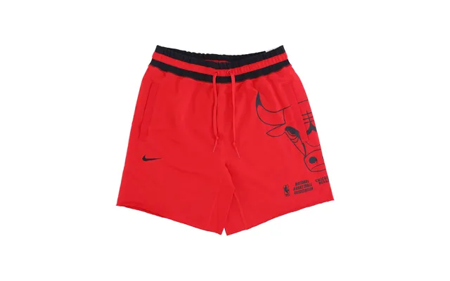 Men's Tracksuit Shorts Nba Fleece Short Courtside Chibul University Red