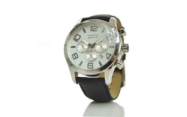 Nazareno Gabrielli Men's Grey Chronograph Steel Watch Mod.os20