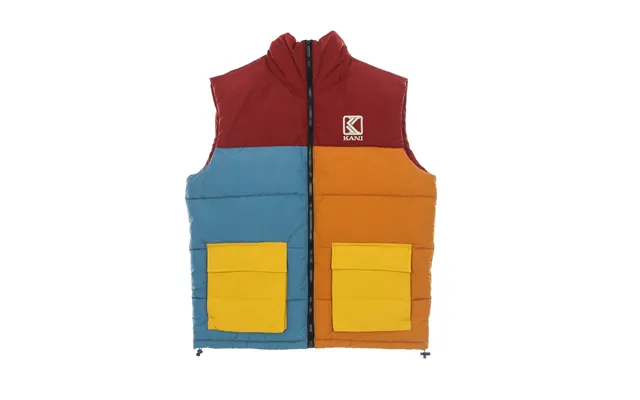 Og Block Puffer Vest Men's Sleeveless Down Jacket