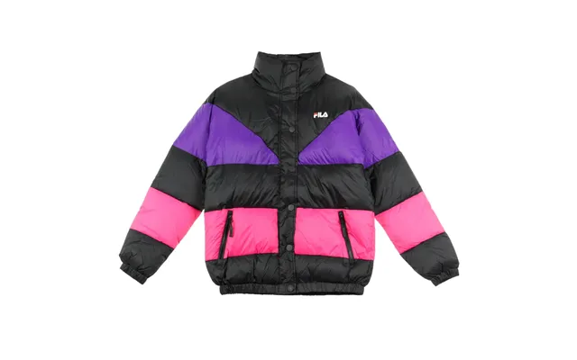 Reilly Black Tillandsia Purple Pink Yarrow Women's Down Jacket