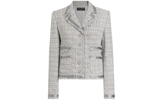 Short Jacket In Boucle Lame