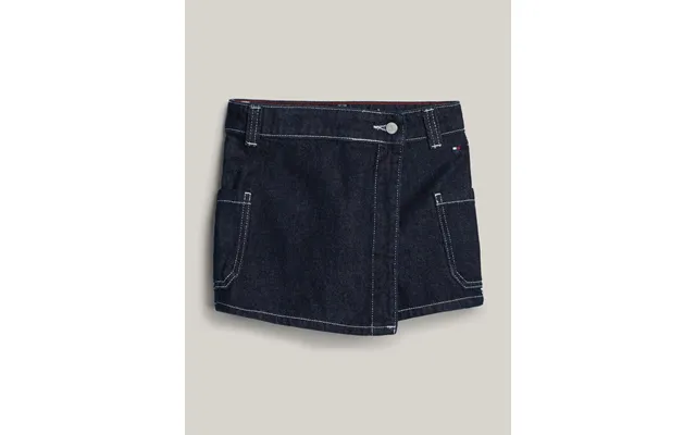 Shorts And Bermuda Girl Tommy Hilfiger Kg0kg08120 Skort Rinse 1bj Rinse Dnm