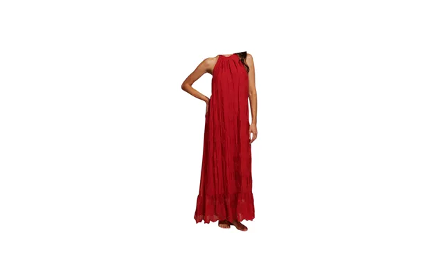 Women's Long Shoe Dress Bikini Mima With Embroidered Fabric