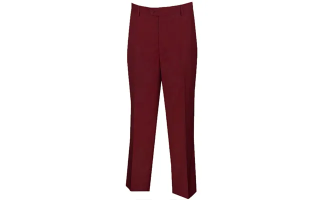 Burgundy Men's Regular Fit Wool Dress Pants - Flat Front Style product image