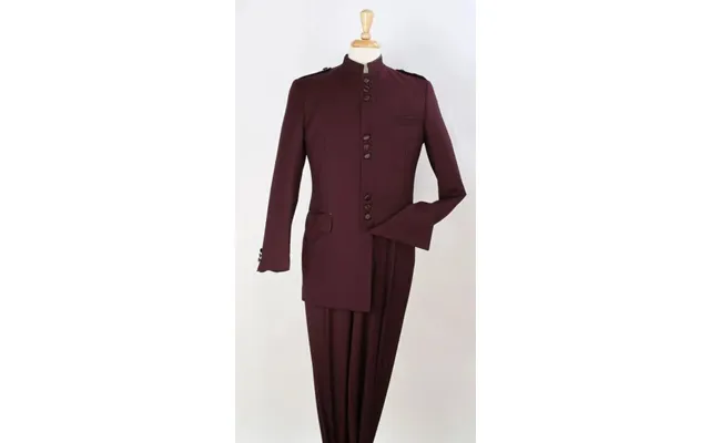 Jacket & Pants Apollo King Men's 2 Piece Nehru Suit Mandarin Collar Jacket & Pants Outlet product image