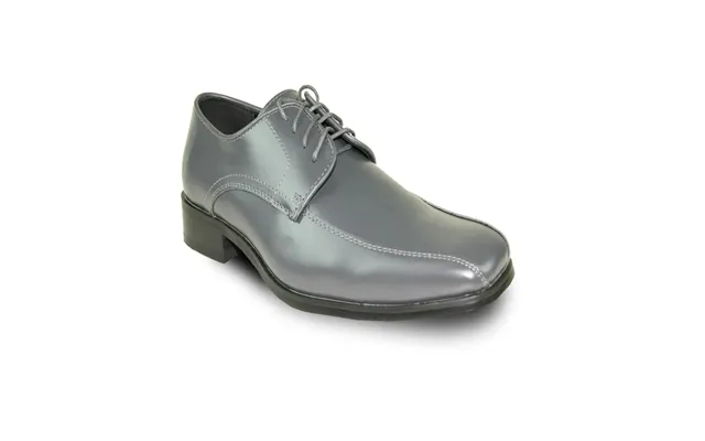 Mens Classic Bicycle Square Pointy Toe Patent Tuxedo Shoe In Black