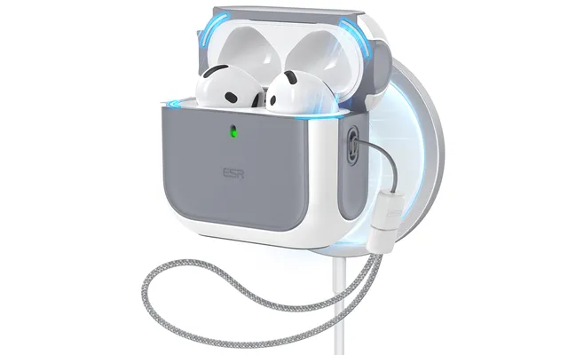 Airpods 4 Orbit Hybrid Case Halolock White product image